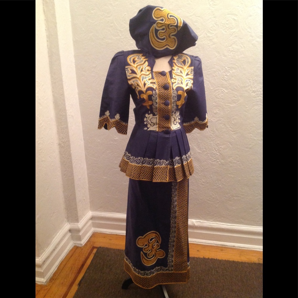 African 3pc attire - Picture 2 of 7